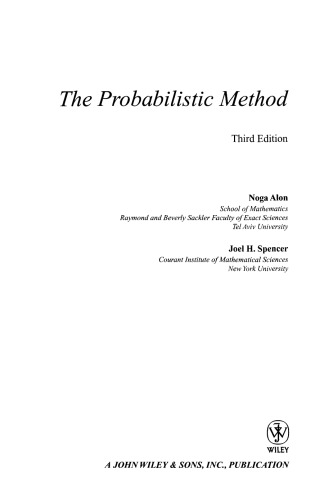 The Probabilistic Method