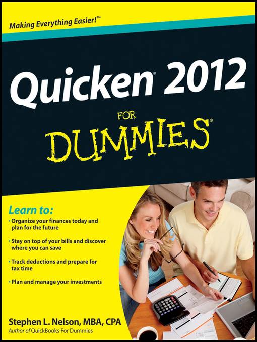 Quicken 2012 For Dummies