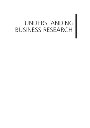 Understanding Business Research