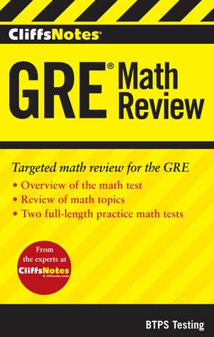 CliffsNotes GRE Math Review