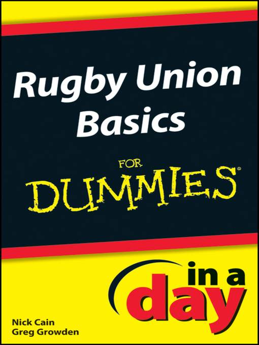 Rugby Union Basics In a Day For Dummies