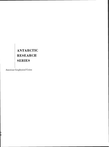 Antarctic Cirripedia : monographic account based on specimens collected chiefly under the United States Antarctic research program, 1962-1965