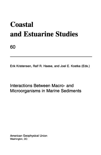 Interactions between macro- and microorganisms in marine sediments