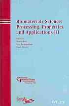 Biomaterials Science