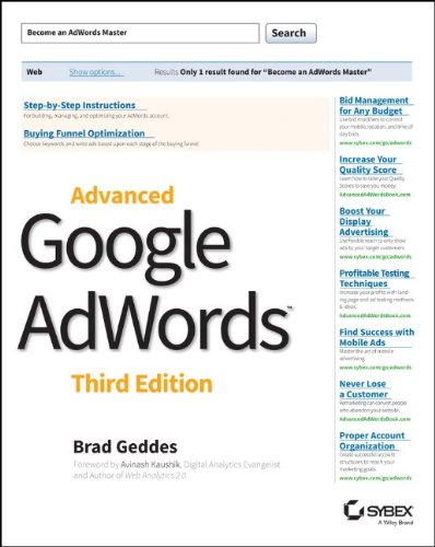 Advanced Google Adwords, 3rd Edition