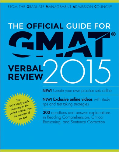 The Official Guide for GMAT Review 2015 Bundle (Official Guide + Verbal Guide + Quantitative Guide)