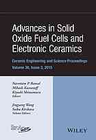 Advances in Solid Oxide Fuel Cells and Electronic Ceramics