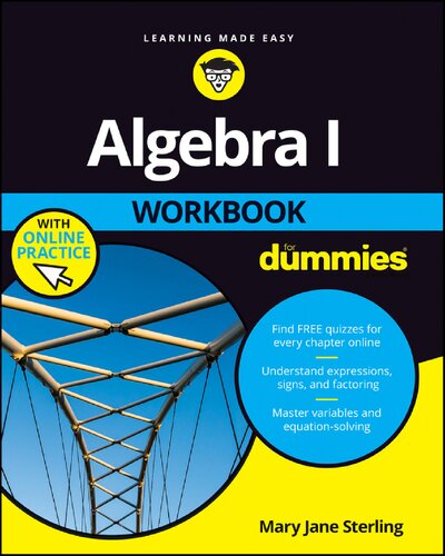 Algebra I Workbook for Dummies [with Online Access]
