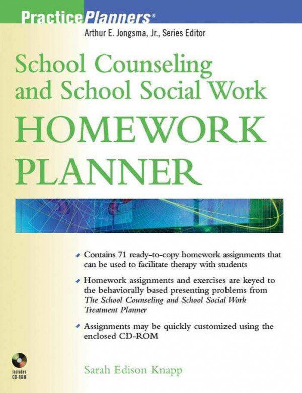 School Counseling and Social Work Homework Planner (W/ Download)