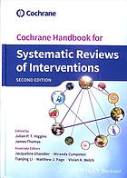 Cochrane Handbook for Systematic Reviews of Interventions