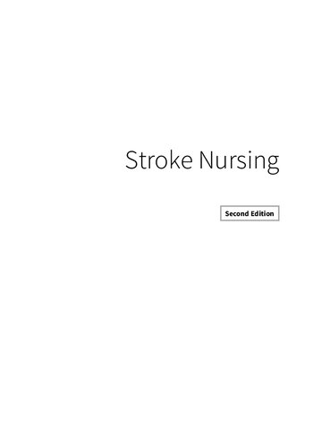 Stroke nursing