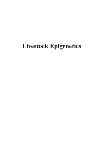 Livestock epigenetics