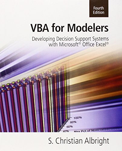 VBA for Modelers