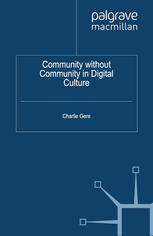 Community Without Community in Digital Culture