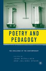 Poetry & pedagogy : the challenge of the contemporary