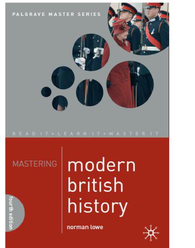 Mastering Modern British History.