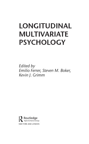 Longitudinal Multivariate Psychology