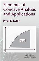 Elements of Concave Analysis and Applications