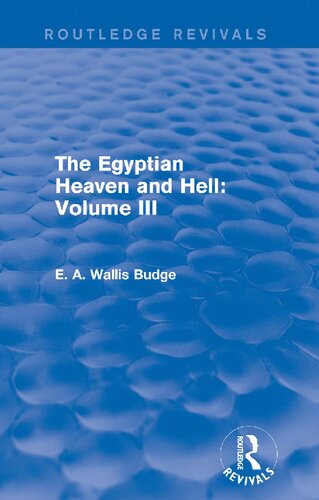 The Egyptian Heaven and Hell