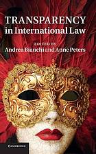 Transparency in International Law