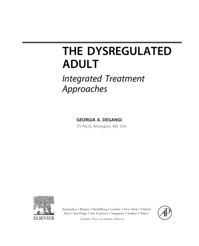 Dysregulated Adult