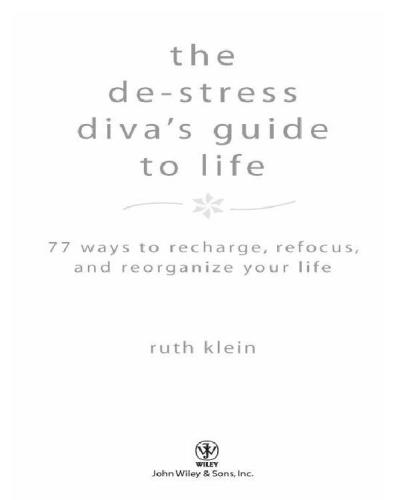 de-Stress Divas Guide to Life