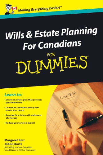 Wills and Estate Planning for Canadians for Dummies