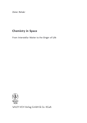 Chemistry in Space