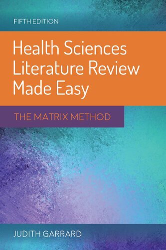 Health Sciences Literature Review Made Easy