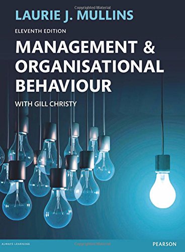 Management and Organisational Behaviour