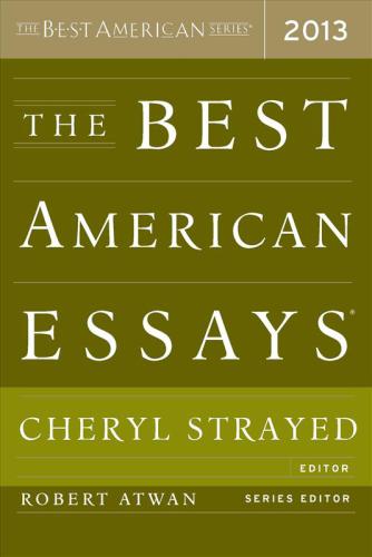 Best American Essays 2013