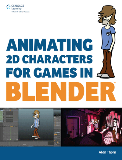 Animating 2D characters for games in Blender