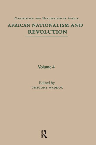 African nationalism and revolution