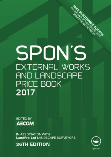 Spon's external works and landscape price book