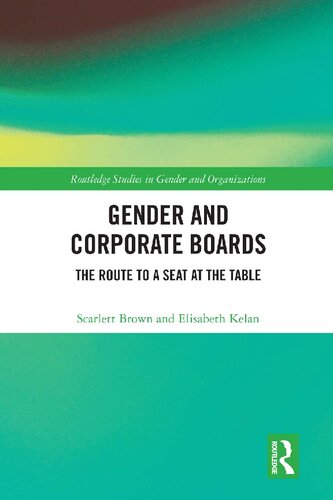 Gender and Corporate Boards : the Appointment Process