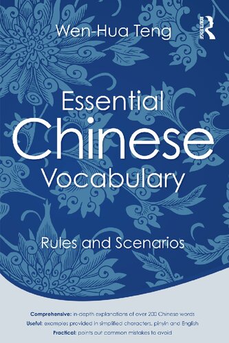 Essential Chinese vocabulary : rules and scenarios