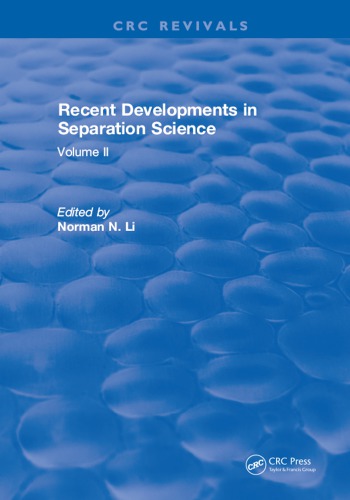 Recent Developments in Separation Science