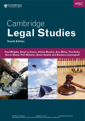 Cambridge HSC Legal Studies 4ed Pack (Textbook and Interactive Textbook)