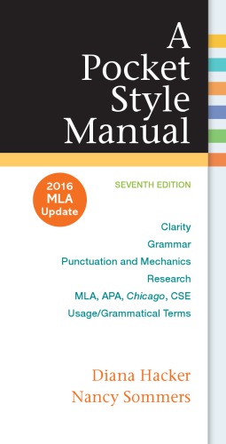 A Pocket Style Manual, 2016 MLA Update Edition