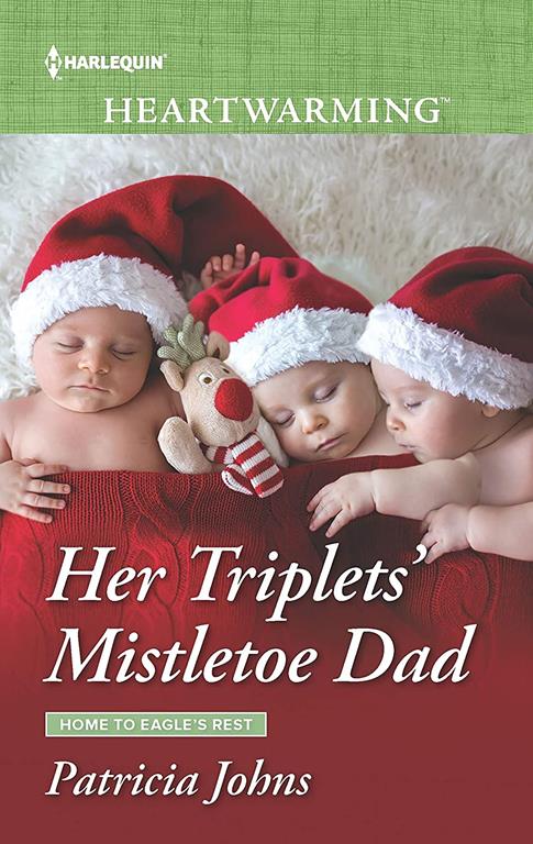 Her Triplets' Mistletoe Dad: A Clean Romance (Home to Eagle's Rest, 4)