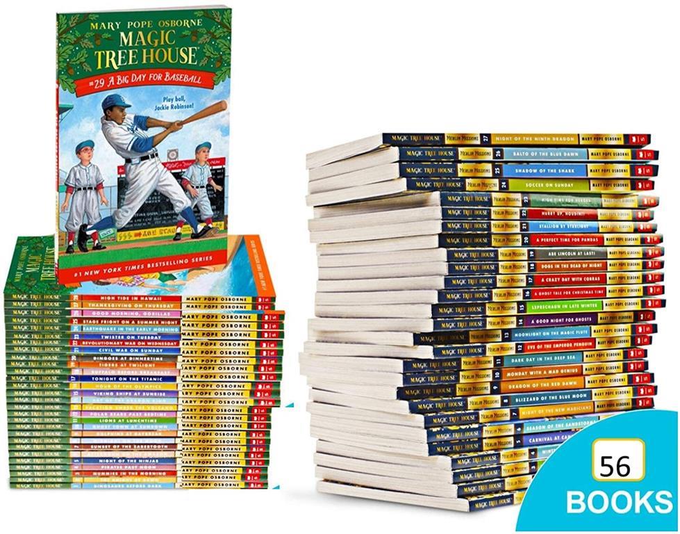 Magic Tree House 56 Book Mega Set - Mary Pope Osborne (Original Magic Tree House books and Merlin Missions Magic Tree House books)