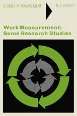 Work measurement some research studies