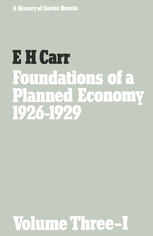 Foundations of a planned economy, 1926-1929