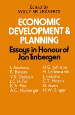 Economic development and planning : essays in honour of Jan Tinbergen