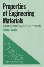 Properties of Engineering Materials : Theory, worked examples and problems