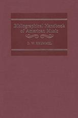 Bibliographical Handbook of American Music