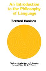 An Introduction to the Philosophy of Language