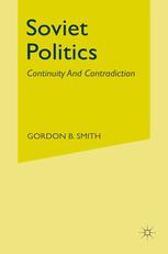 Soviet politics : continuity and contradiction