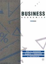 Business Economics : the Application of Economic Theory