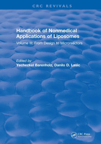 Handbook of nonmedical applications of liposomes